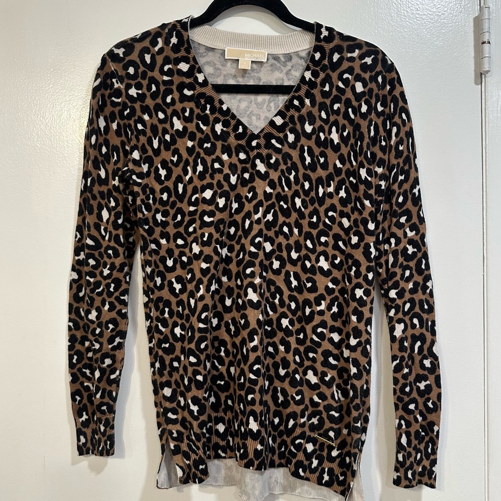 Michael Kors Cheetah Print Sweater 🐆💛